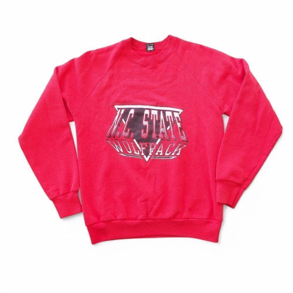 Screen Stars Vintage 1994 NC State‎ Wolfpack Made in USA Sweatshirt Women's L